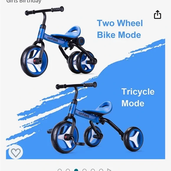 4-in-1 Toddler Bike - Picture 4 of 4